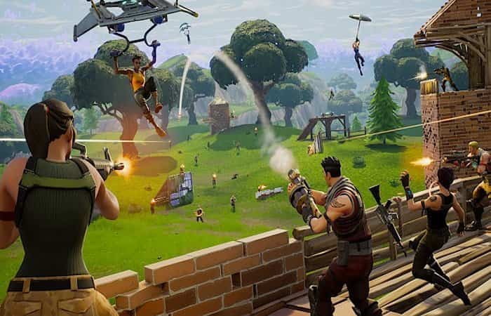 Escena de Fortnite