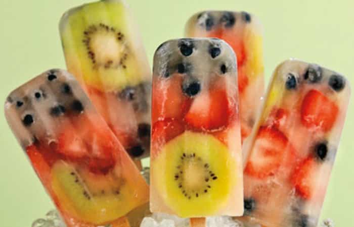 Polos caseros de frutas Polos caseros de frutas