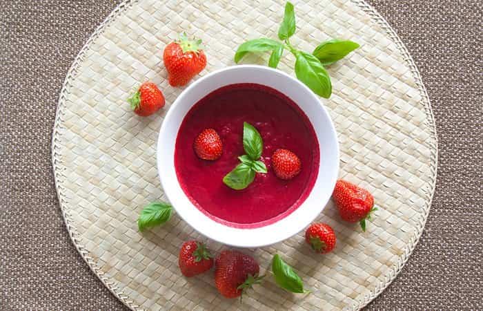 Salmorejo de remolacha Salmorejo de remolacha