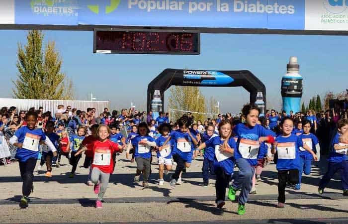 Muévete por la diabetes, carrera y caminata popular