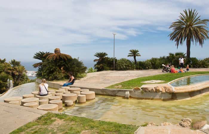 Parque del Mirador del Migdia en Barcelona