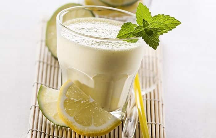 Lemon-Milkshake Batido de limón