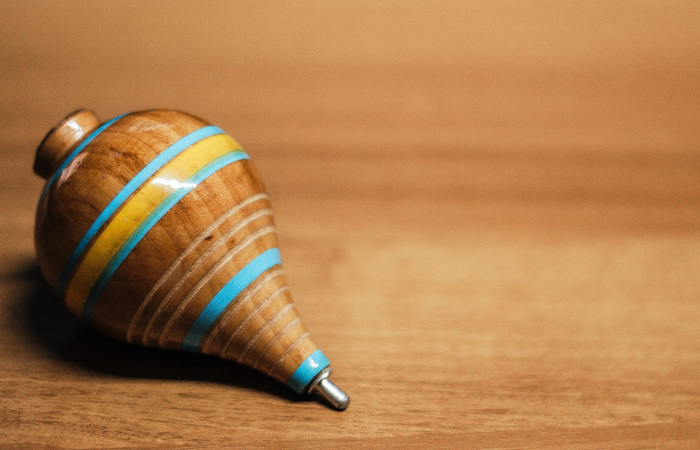 peonza de madera planes retro: peonza