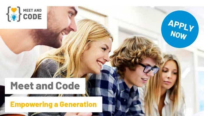 Meet and Code, programación y tecnología digital para niños y jóvenes europeos