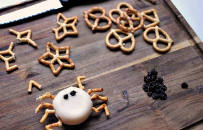 aperitivos para halloween araña aperitivos para halloween araña