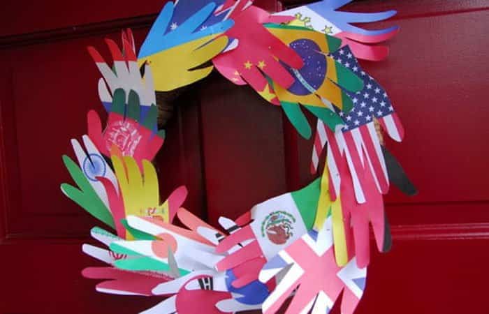Manualidades día de la paz: Manos de la paz Manualidades día de la paz