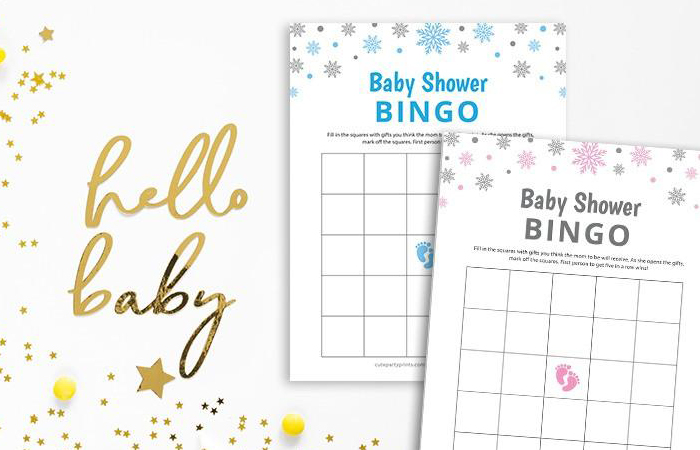 Cómo hacer un bingo para baby shower bingo para baby shower
