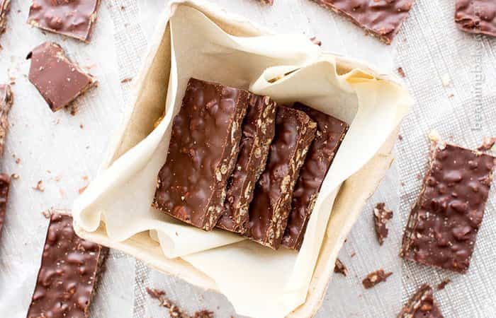 Turrón casero crujiente