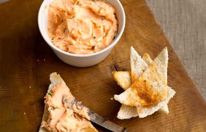 Aperitivos fáciles de Navidad paté de salmón ahumado Aperitivos fáciles de Navidad, paté de salmón ahumado