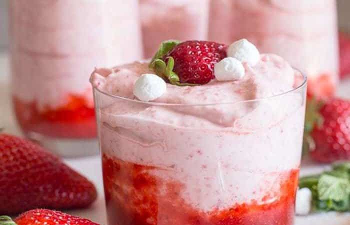 mousse de fresas mousse de fresas
