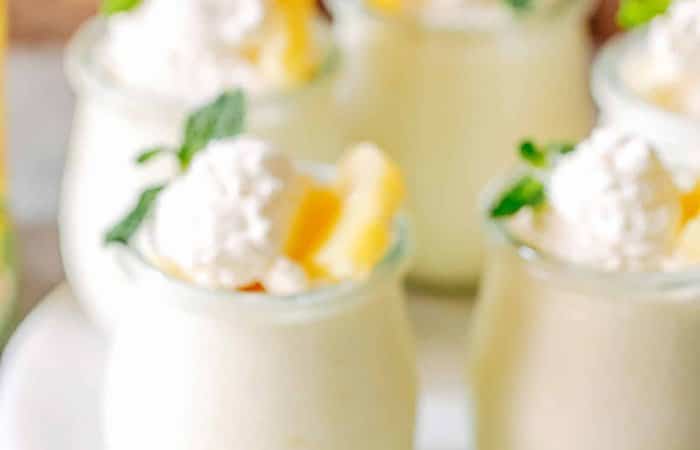 Mousse de piña Mousse de piña