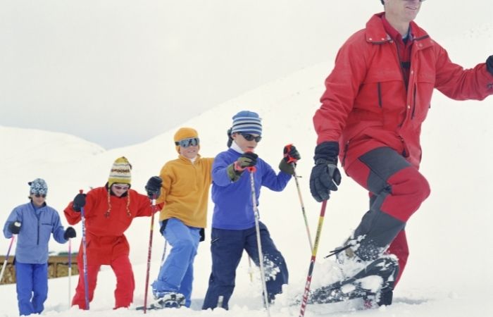 Las excursiones con raquetas de nieve, una opción muy entretenida raquetas de nieve: planes alternativos en la nieve