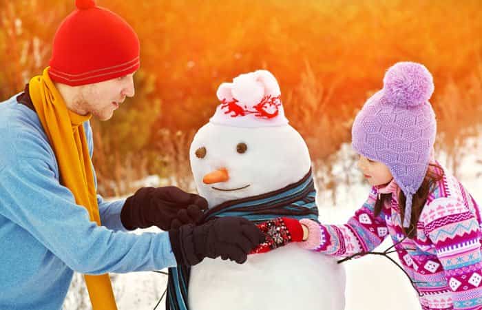 Los mejores juegos en la nieve con niños