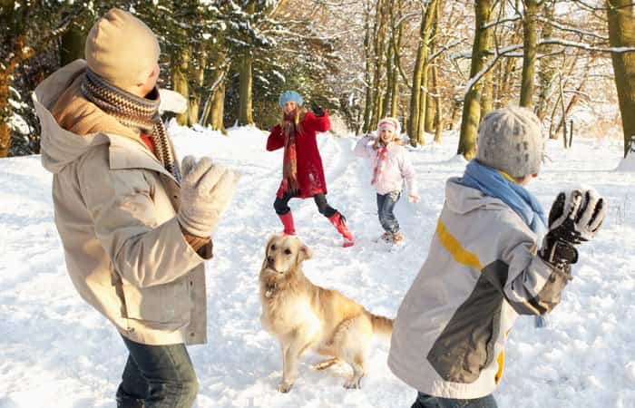 Los mejores juegos en la nieve con niños