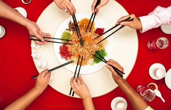 cena del reencuentro año nuevo chino cena del reencuentro