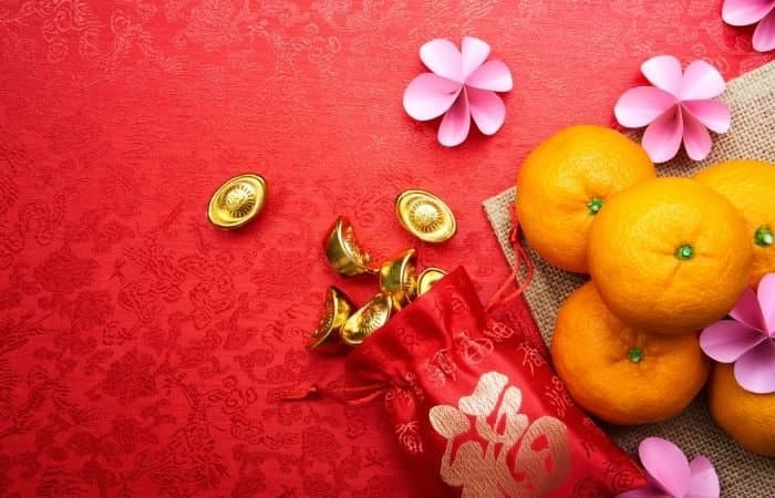 decoración en rojo año nuevo chino celebración del año nuevo chino: decoración, el rojo, el preferido