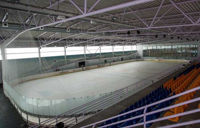 Pista de hielo de Lobete en Logroño, La Rioja