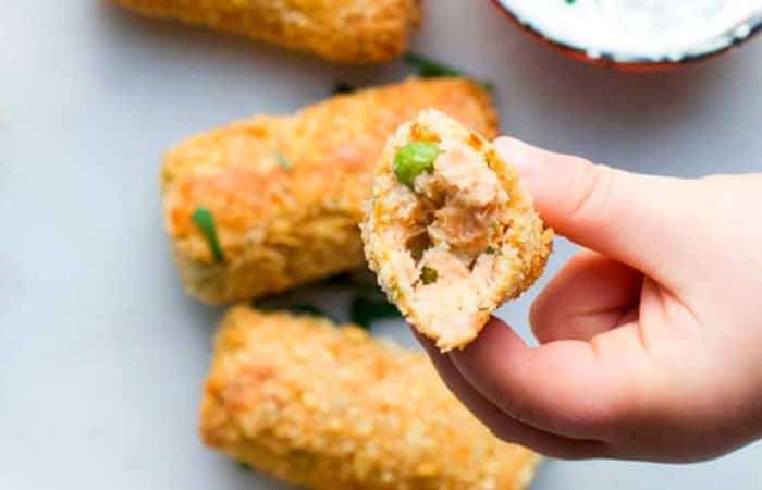 Receta para hacer croquetas sanas de salmón Receta para hacer croquetas sanas de salmón