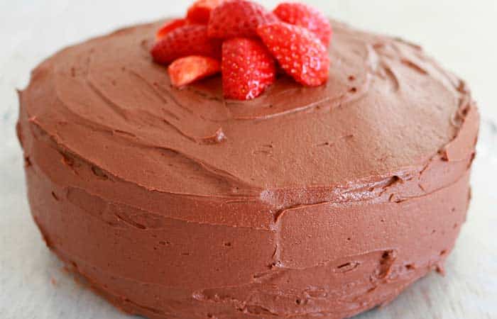Tarta de chocolate con Thermomix Tarta de chocolate con Thermomix, fresas