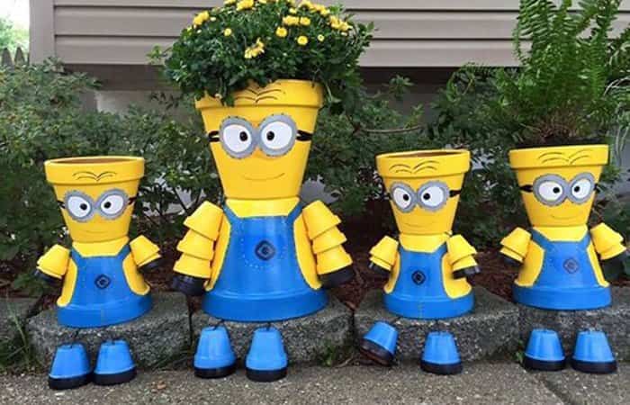 manualidades con macetas minions manualidades con macetas minions