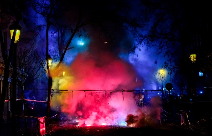 La mascletá es una experiencia sonora única Ir a las Fallas con niños: mascletá valencia
