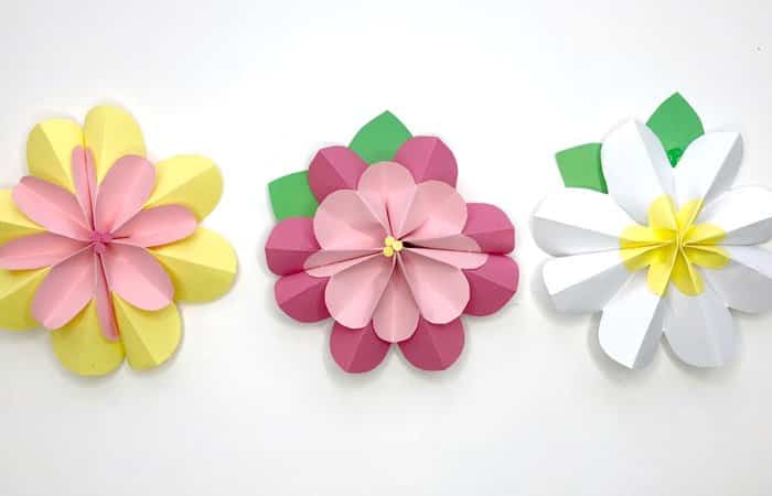 flores de papel fáciles flores de papel fáciles