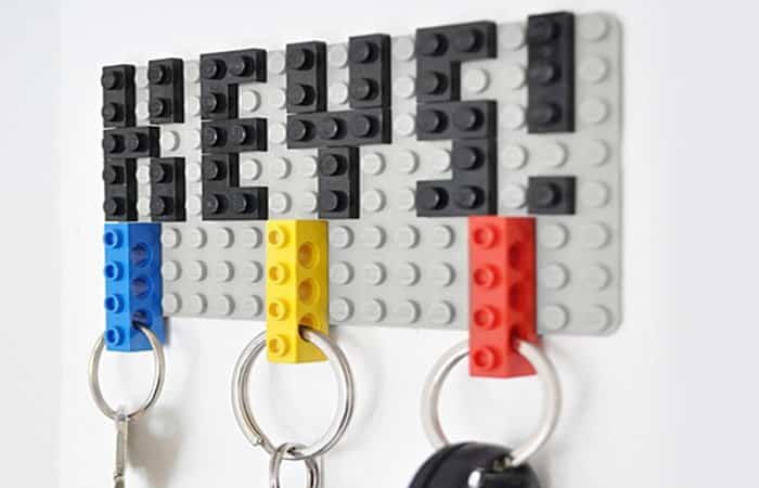 manualidades con piezas LEGO para llaves manualidades con piezas LEGO para llaves