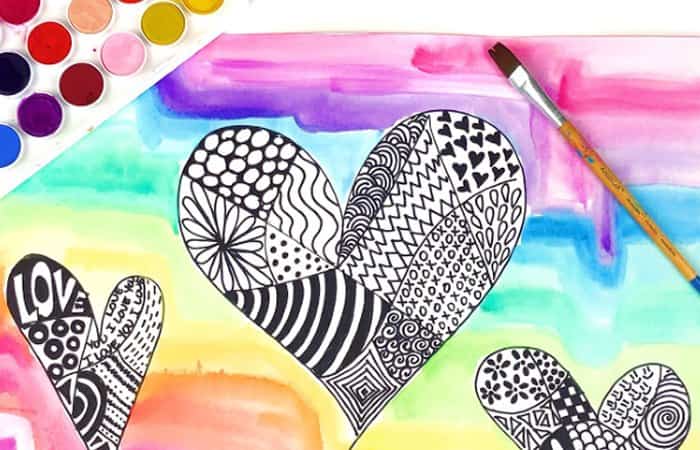 Zentangle arte para niños Zentangle arte para niños