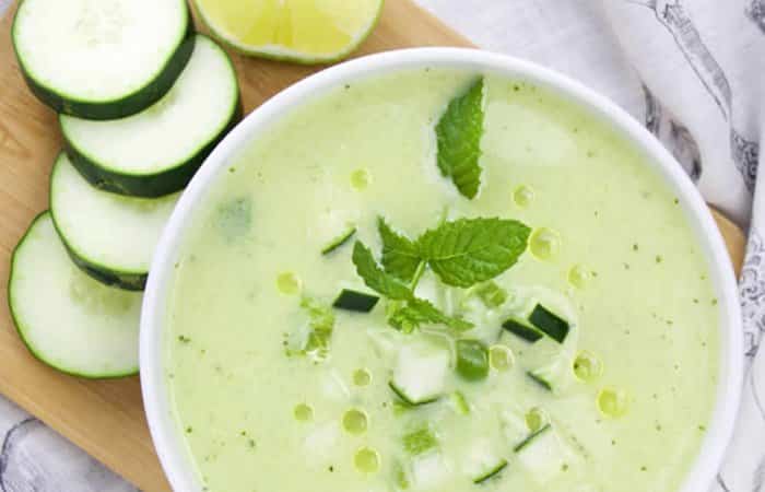 Gazpacho con Thermomix de pepino Gazpacho con Thermomix de pepino