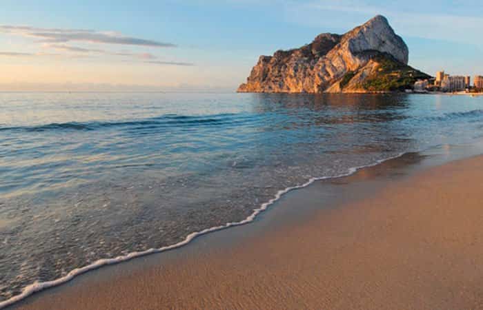 Playa de la Fossa en Calpe, Alicante