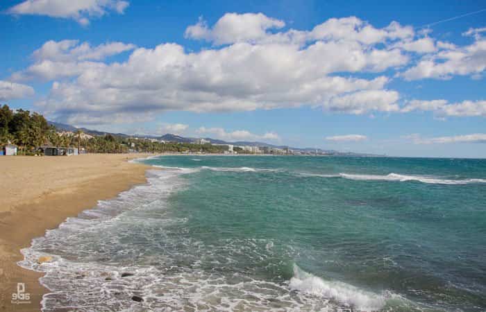 Playa de Casablanca en Marbella, Málaga