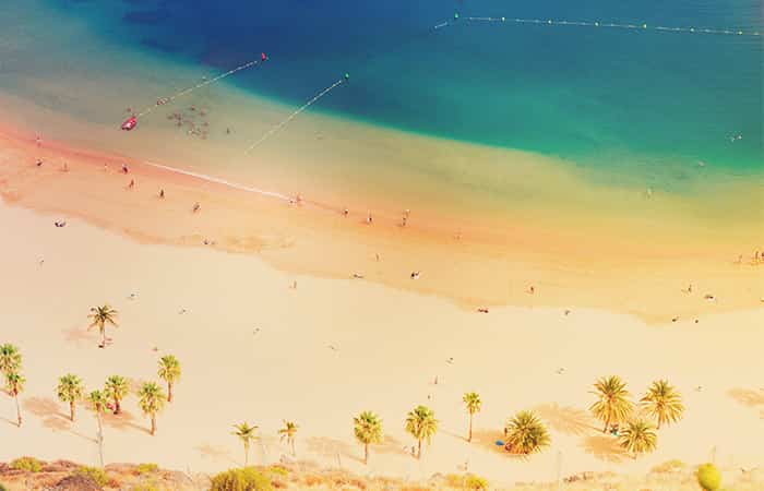 Playa de las Teresitas en San Andrés, Tenerife