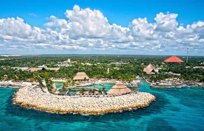 Riviera Maya Vista panorámica del parque Xcaret en Riviera Maya