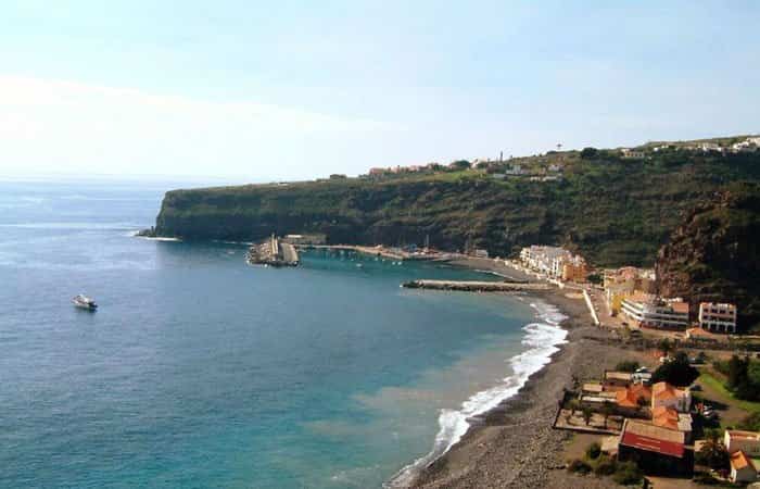Playa de Santiago en La Gomera