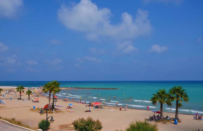 Playa les Cases en Xilxes, Castellón