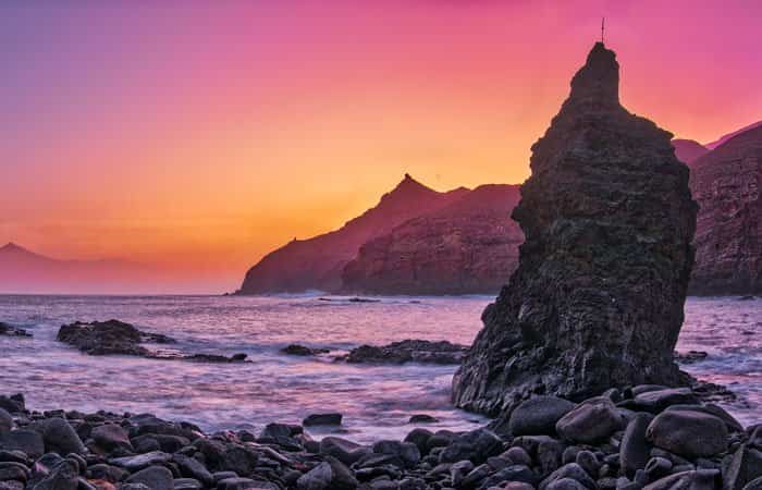 Playa de La Caleta en La Gomera