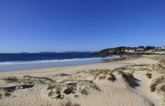 Playa de Montalvo en Sanxenxo, Pontevedra