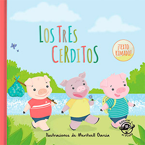 Los tres cerditos con texto con rimas
