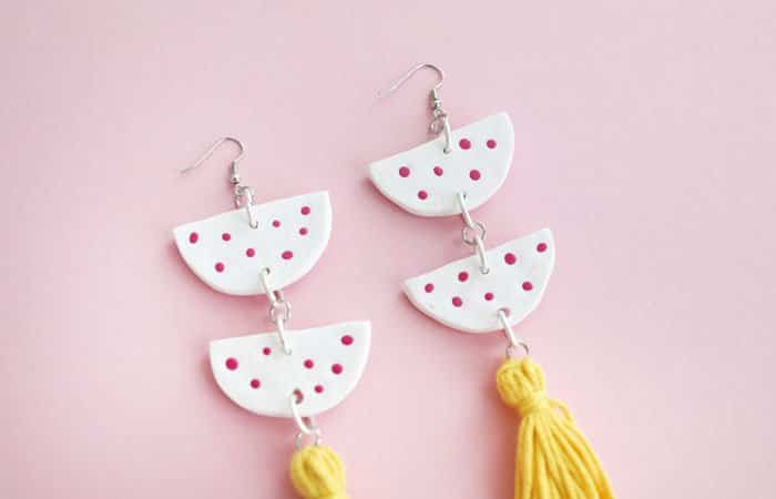 pendientes manualidades con fimo para verano pendientes manualidades con fimo para verano