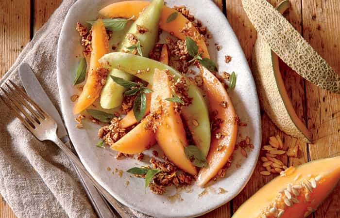 recetas con melón y granola recetas con melón y granola