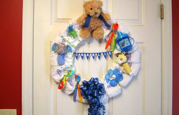 guirnalda para regalos caseros para baby shower guirnalda para regalos caseros para baby shower