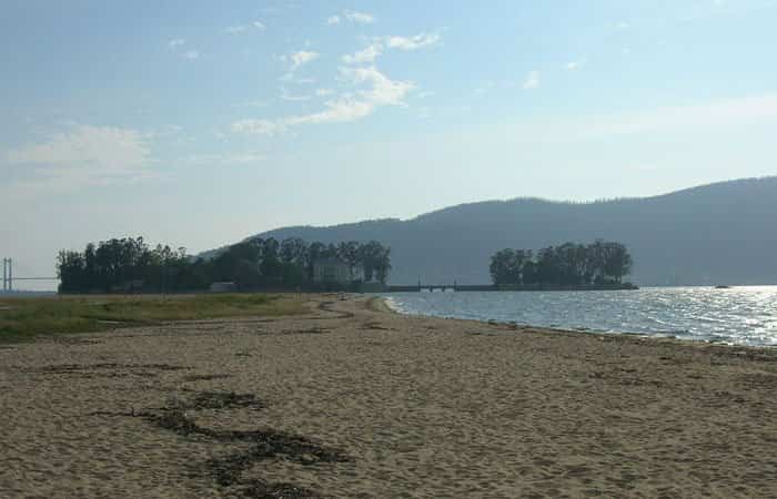Playas de Cesantes y Chapela en Redondela, Pontevedra