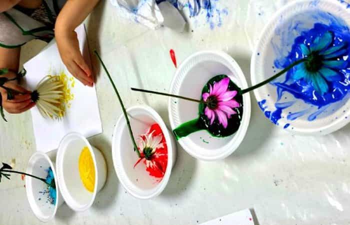 manualidades para hacer con bebés con flores