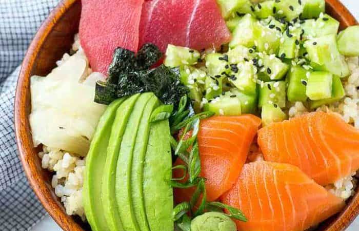 sushi casero chirashi sushi casero chirashi