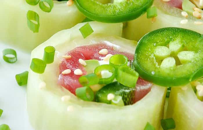sushi casero con pepino sushi casero con pepino
