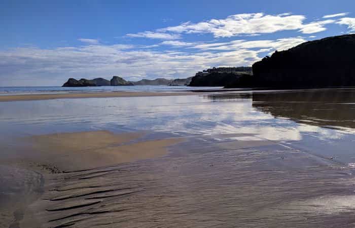 Playa de Borizu en Celorio, Asturias