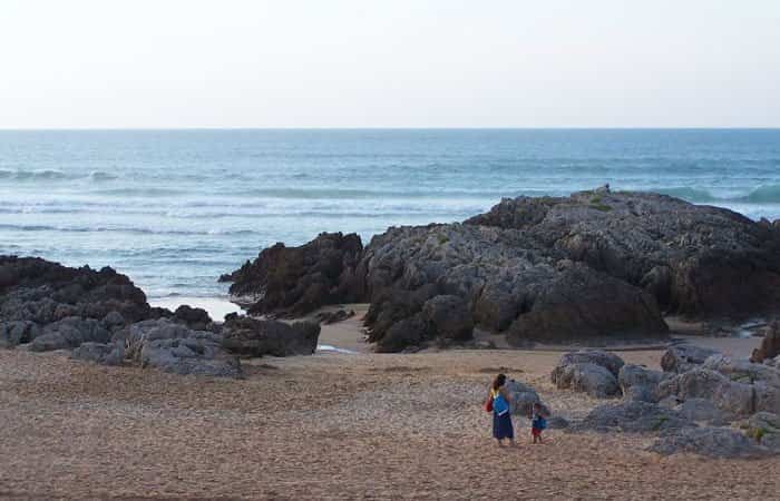 Playa de Valdearenas en Liencres, Cantabria