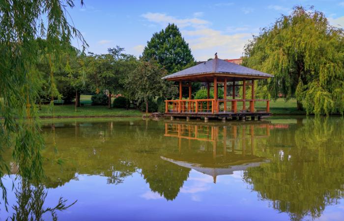 Parque Yamaguchi, en el corazón de Pamplona Parque Yamaguchi navarra pamplona