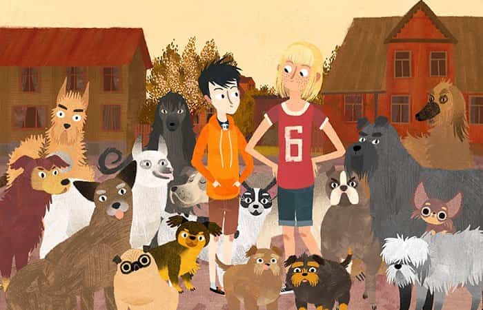 Jacob, Mimi y los perros del barrio