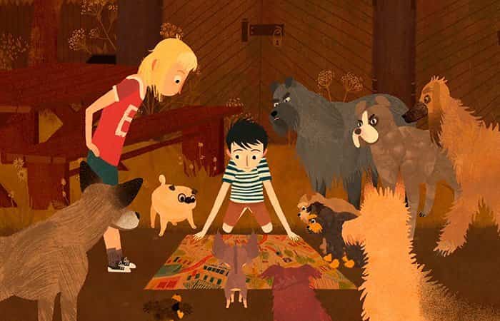 Jacob, Mimi y los perros del barrio